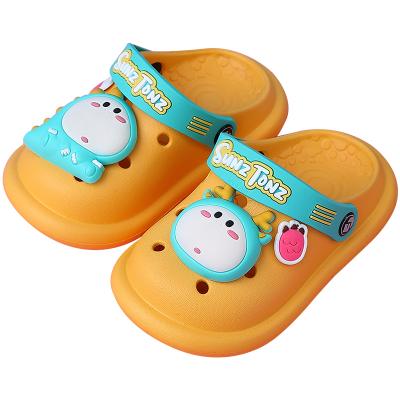 China 1-5Years Kids Slippers Summer Breathable Boys Girls Slippers Non-slip Beach Shoes Baby Home Sandals for sale