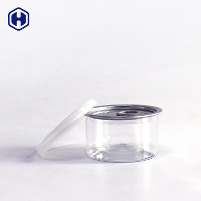 China 100% Bulk Sealable Packaging Nuts Easy Open Wholesale Clear Herbs Well Sealing Pet Food Grade Plastic Empty Tuna Can With Screw Lids for sale