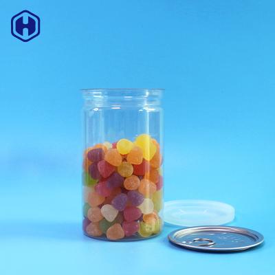 China Pet 16.9oz Snacks 100% Berries Premium Bpa Dry Peanuts Free Round Empty Easy Open Plastic Box Well Sealing 500ml For Food for sale