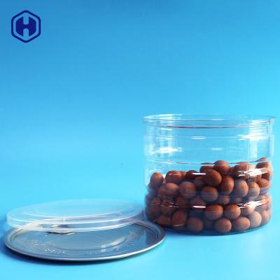 China 100% China Manufacturer 502# 1080ml EOE Big Sealing Lid 600g 550g Cylinder Seafood PET Well Sealing Plastic Boxes for sale