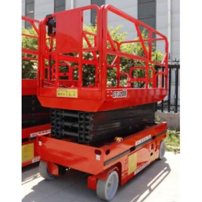 China Equipamento de elevação de tesoura de alto desempenho OEM 8M GTJZ08 Elétrico com E-Drive à venda