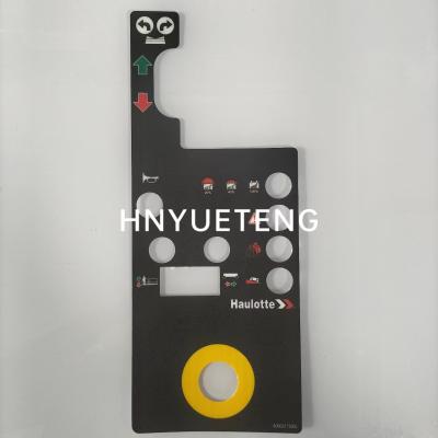 China ISO Haulotte Decalques de elevación de tijeras Optimum 8 AC Decalques del panel de control superior en venta