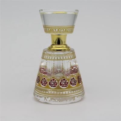 China Other Hot Sale Crystal Perfume Bottle Sand Blasting Bottle With Flower for sale