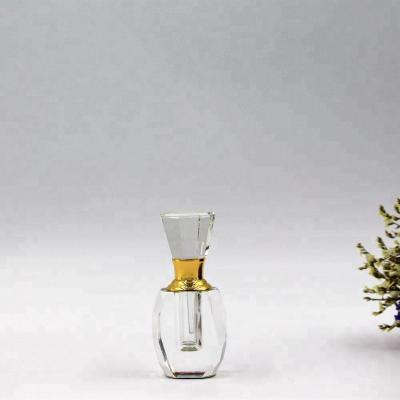 China Other Round Shape 3ml Attar Perfume Glass Bottle Fancy Crystal Perfume Bottle With Glass Stick for sale