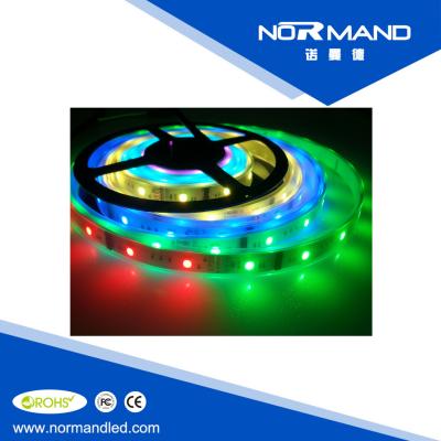 China 5m 30leds/m LPD6803 White PCB IP30/IP65/ IP67 Led Strip Light dream color 5050 RGB SMD 1 IC drives 3 Chips for sale