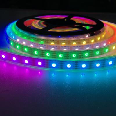 China APA102 IC 5050 SMD Digital Individually Addressable Programmable  Led Flexible Strip for sale