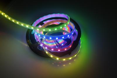 China Addressable RGB LED strip sk6822 IC 30led/m 60led/m 144led/m for sale