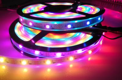 China Addressable WS2812B 5050 RGB LED Strip 5M 150Leds Individual White PCB for sale