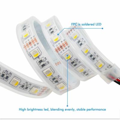 China High Quality IP20 5050 4IN1 RGBW LED Strip Light SMD 4 color led flexible light RGBWW stripe led RGBNW300leds/5M/Reel for sale