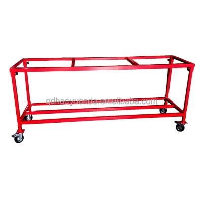 China Factory Directly Joint Metal Bench Granite Marble Manufacturing Industrial Work Table For Workshop Metal Table Custom Removable Trolley for sale