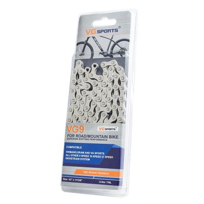 China VG Sports 9 18 27 Speed ​​Bicycle Chain For MTB Mountain Road Bike Chains 1/2