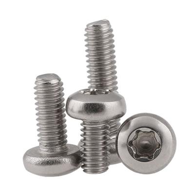 China Pan Chinese Manufacture m3 m6 m8 stainless steel pan head Torx machine screws for sale