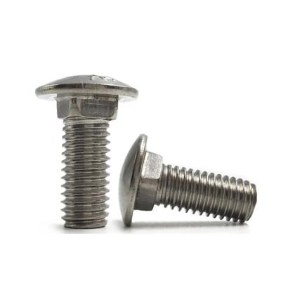 China Stainless Steel DIN603 Stainless Steel Bolts Titanium Mushroom Square Neck Head Carriage Bolt for sale