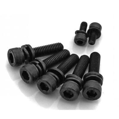 China Factory Supply High Strength HEX Socket Head Screw Cap DIN 912 With Gaskets Combination Bolts Grade 12.9 for sale