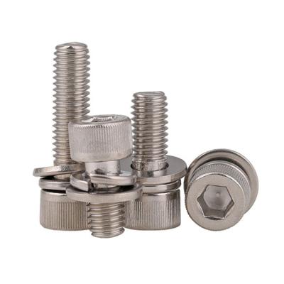 China Stainless Steel GB9074.11 Hex Socket Head Cap Screws Bolts And Nuts With Gasket for sale