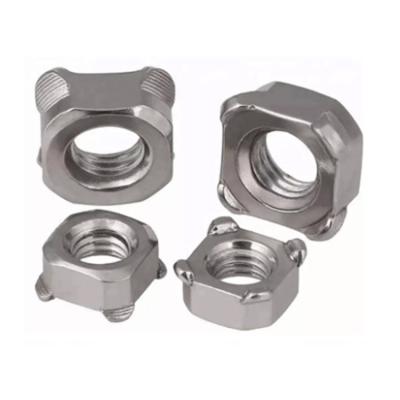 China DIN 928 Aluminum Aluminum M3-M16 Chrome Plated Square Weld Nut for sale