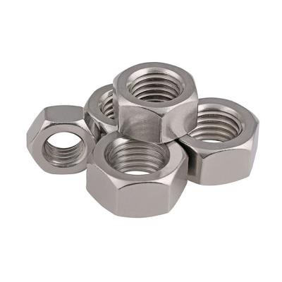 China Custom Polishing Titanium Factory Manufacture DIN934 M2~M72 Titanium Hex Nut for sale