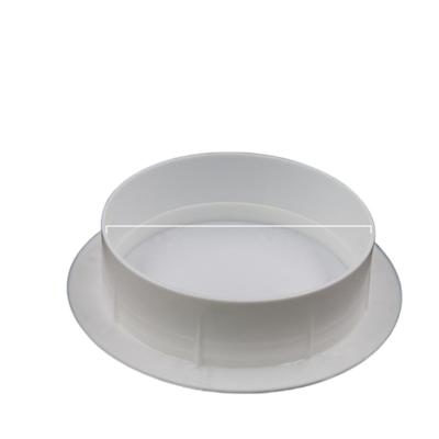 China Air Conditioning Hole Exterior Hood Wall Wire Hole Cover Contemporary White Plastic Grommet Easy To Install for sale