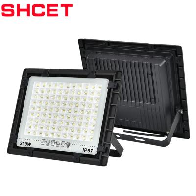 China Warehouse CET-105B Ip65 50W 100W T Remote Control Solar Floodlight Led Flood Lamp 200W Led Solar Flood Light for sale