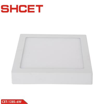 China Modern CET-128S 6W Square Recessed Led Celling Led Panel Light 6500K Color Temperature For Indoor Lamp for sale