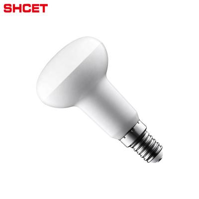 China Warehouse CET-R50-7W Home Indoor High Power Brightness Plastic+Al+Pc E27 E14 T Base Shape Led Light Bulb for sale