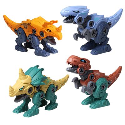 China 2022 New 3D Drill Screw Disassemble Children Toy Puzzle Dinosaur Toy Assembly, Intelligent Disassembly Assemble DIY Dinosaur Toys D159485 for sale