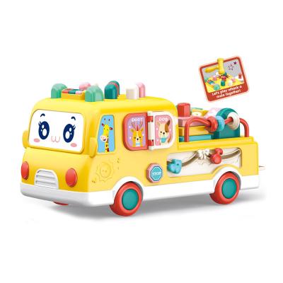 China Cartoon Baby Learning Car Crush Toys Multifunctional Intellectual Study Toys For Children Early Educational D159024 for sale