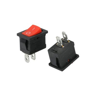 China Electrical equipment spst in/out latching button rocker boat switch for sale