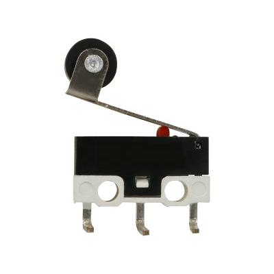 China Electronics 1A 125V Ag/Copper Touch Microactive Switch 90 Degree 3 Pins MS34 Auto Micro Switch Blade for sale