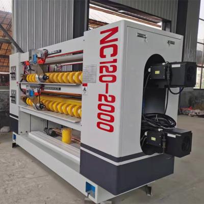 China 1800 Model Double NC Cutter Corrugated Cardboard Production Line for sale