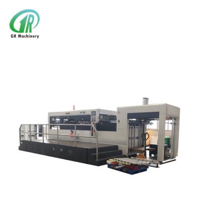 China Lead Edge Feeding Corrugated Carton Die Cutting Machine For Pizza Box for sale