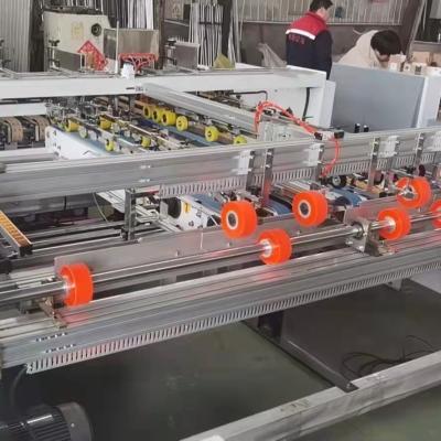 China De automatische Golfomslag van de Kartondoos en Gluer-Machine Te koop