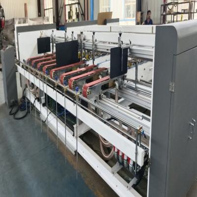 China Máquina de pegado de doble pieza de alta velocidad totalmente automática de cartón corrugado estándar y especial en venta