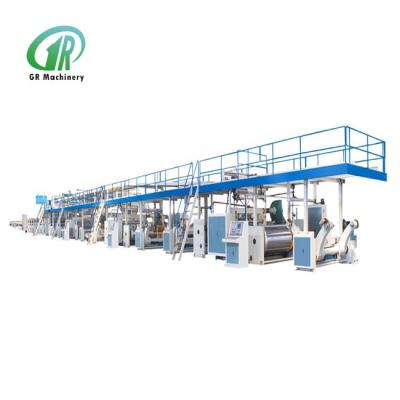 China Second Hand 3 Ply Corrugated Carton Production Line Machine For Box for sale