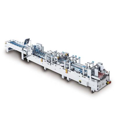 China Carpeta automática Gluer de Flexo de la caja del cartón de la cartulina en venta