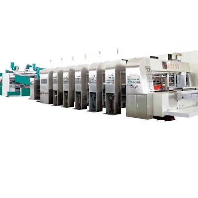 Cina Fabbrica automatica in-linea del contenitore di cartone di Flexo per le scatole ondulate in vendita