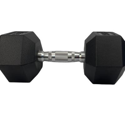 China Wholesale Eco-Friendly Customized Rubber Coated Cheap Gym Weights Hex Books Dumbbells For Sale for sale