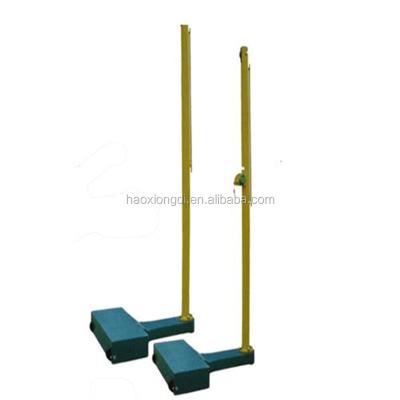 China Steel Portable Badminton Post Column for sale