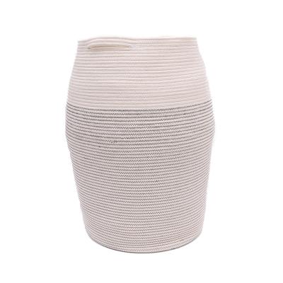 China Storage Basket Cotton Large Gift Sustainable Rope Woven Decorative Laundry Basket For Baby for sale