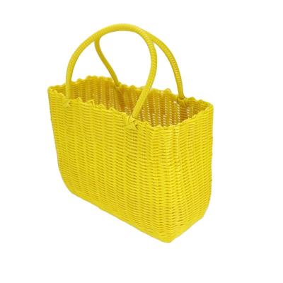 China Sustainable Plastic Multi Bright Colored Vegetables And Fruits PP Can Be Used As Portable Storage Basket for sale