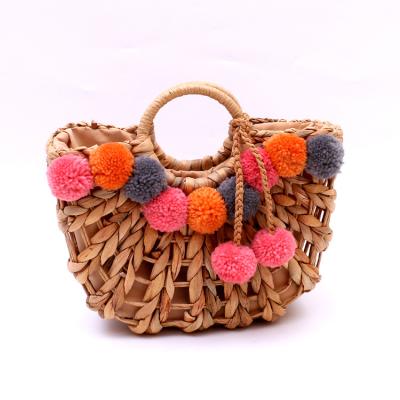 China Wholesale Women's Daily Life Summer Raffia Straw Bag Natural Straw Beach Tote Bag for sale