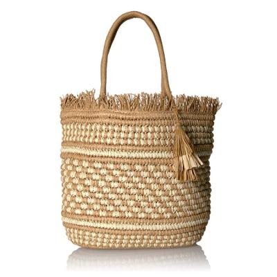 China 2019 China Supplier Wholesale Women Summer Style Shoulder Handbag Travel Clutch Tote Beach Straw Bags Daily Life for sale