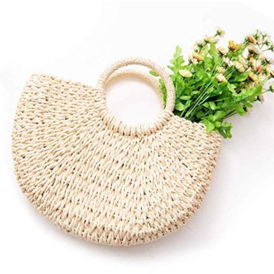 China 2019 Daily Life Factory Wholesale Fashion Bohemian Women Beach Straw Bag for sale