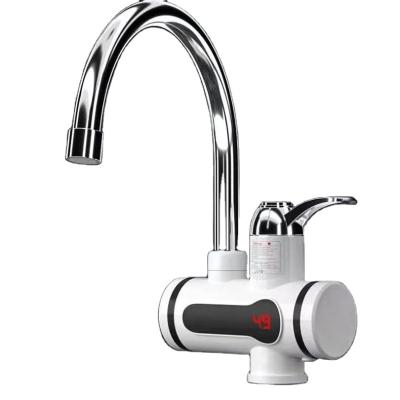 China Hotel Made in China Top Quality White Antiseptic Electric Hot Water Faucet Electric Faucet for sale