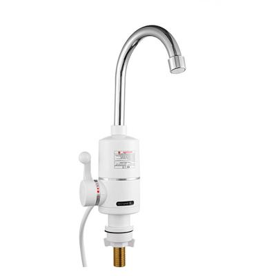 China Hotel Quality Kitchen Basin Electric Hot Water Heater Faucet for sale