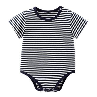 China Wholesale 0-1 Sleeve Shorts Baby Rompers Newborn Infant Baby Romper Cotton Anti-pilling Infant Clothing Jumpsuit Newborn Clothing for sale