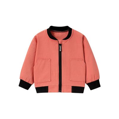 China Korean Children's Baby Boy's Jackets Children's Autumn Clothing Orange Children's Clothing Baby Boy's Coat Zipper Plus Size for sale