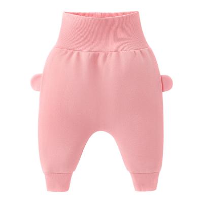 China Anti-pilling children's pp pants springs and Autumn Toddler Cotton Pants 2021 newborn high waist baby cotton pants for sale