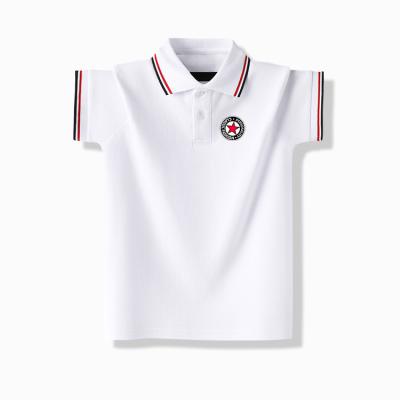 China Summer QUICK DRY Children's T-shirt Polo Boys New Style Custom Polo Shirts With Embroidery Logo Lapel Short Sleeves Custom Polo Shirt for sale