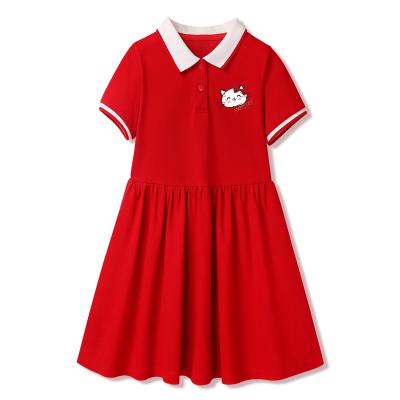 China Summer anti-shrink children's polo skirts 2021 girls summer casual skirts, big boys and girls princess dress for sale